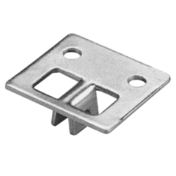 KV211 Center Shelf Rest with Screws, White Finish for RV186/187 with strong KV bracket and molded nylon cam lock lever