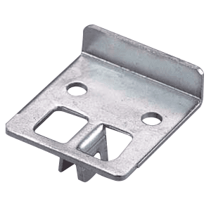 KV212 Front Shelf Rest for RV186/187 - White Finish - KV87 Standards - Strongest KV Bracket Available - Nylon Cam Lock Lever - Greater Stability