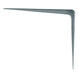 10" x 12" 221 Regular-Duty Utility L-Bracket, Gray Finish Main - Image