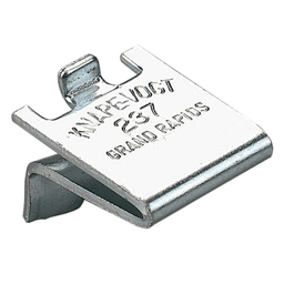 13/16" KV237 Steel Shelf Support Clip in Zinc Finish for KV233 Pilasters
