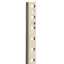 Knape And Vogt 96-Inch Pilaster Standard - Almond Finish