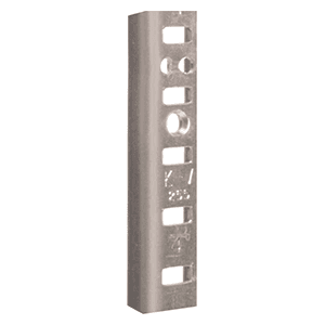 30" KV255 Heavy-Duty Aluminum Pilaster Standard, Natural Aluminum Finish 100/Box - Image 1