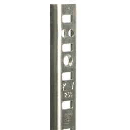 24" KV255 Steel Pilaster Standard, Economy Zinc Finish - Knape And Vogt Image 1