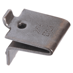 KV256 steel shelf support clip with walnut finish, 3/4 inch size, 100 per box from Knape And Vogt