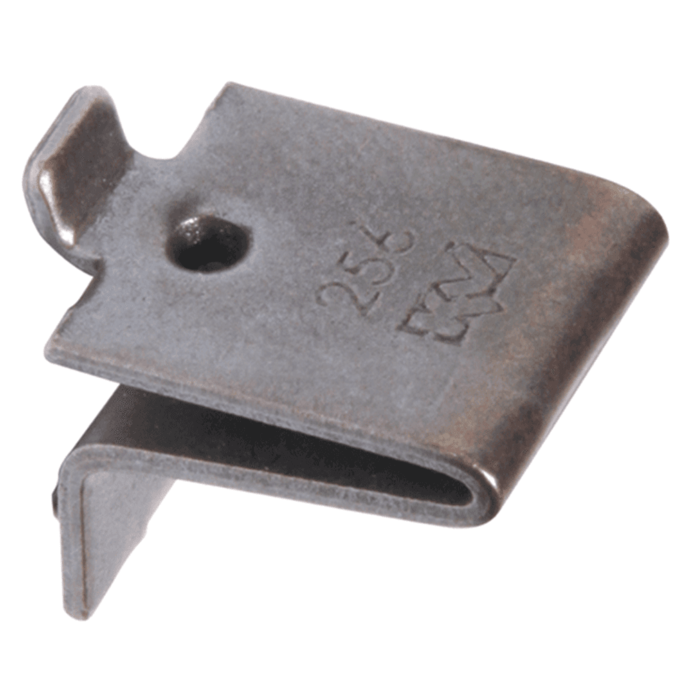 KV256 Steel Shelf Support Clip, White Finish 100/Box