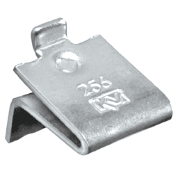 KV256 Steel Shelf Support Clip, Zinc Finish 9000/Barrel Pack - Knape And Vogt