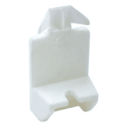 340 Series Locking Shelf Support Pin, White Finish Main - Image