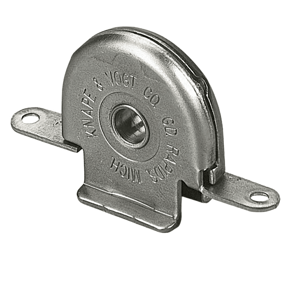 Knape And Vogt 402 Enclosed Ball Bearing Sheave, Steel Finish for sliding wood doors