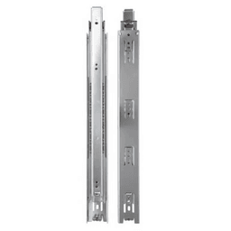 Knape And Vogt 4205 Drawer Slide with 90lb Capacity, 1" Overtravel Extension, Zinc, 20" Telescopic Movement on Ball Bearings