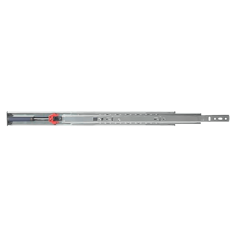 Knape And Vogt 4450 Drawer Slide - 65lb Capacity - Full Extension - Side-Mount - Zinc
