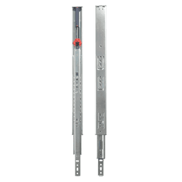 Knape And Vogt 4450 Drawer Slide, 65lb Capacity, Full Extension, Soft-Closing, Zinc