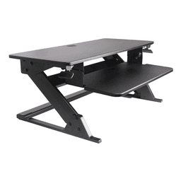 Black Sit-Stand Desk Workstation - Volante by Knape And Vogt