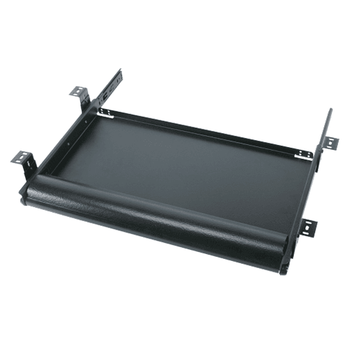 KV5700 Keyboard Drawer Slide with Adjustable Palm Rest - Steel tray with adjustable palm rest for ergonomic comfort.