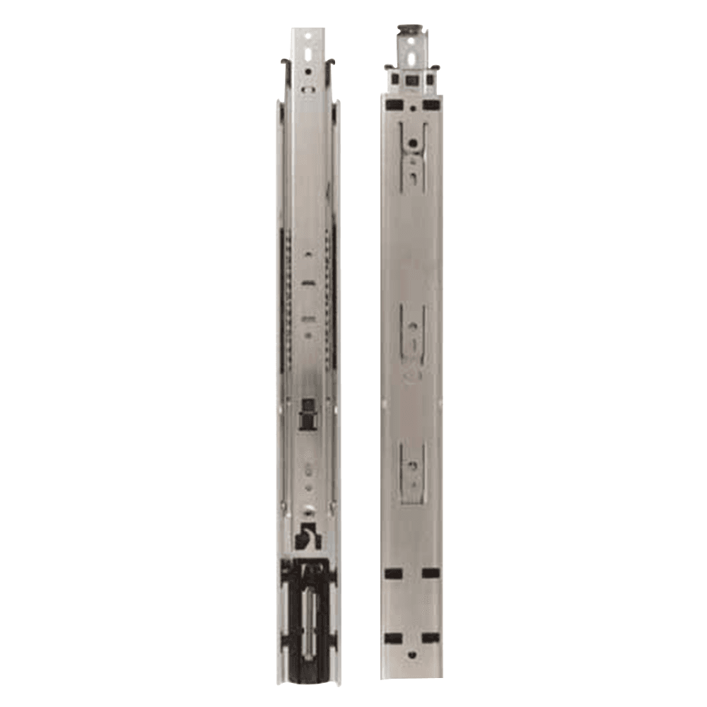 Durable 6500 Drawer Slide - 125lb Capacity - Full Extension - Side-Mount - Zinc - 24