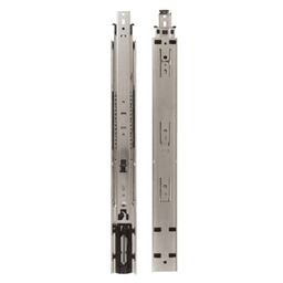 Durable 6500 Drawer Slide - 125lb Capacity - Full Extension - Side-Mount - Zinc - 24