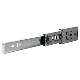 Smooth Gliding 6500 Drawer Slide - 125lb Capacity - Full Extension - Side-Mount - Zinc - 24
