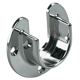 KV766 1-5/16" Diameter Wall Mount Flange, Chrome Finish - Closet Rod Flange