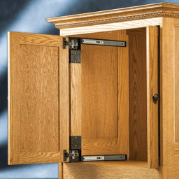 Knape And Vogt 8071 EZ Pivot Door Slide, Ebony Black, 30lb Capacity, 20" Polybag