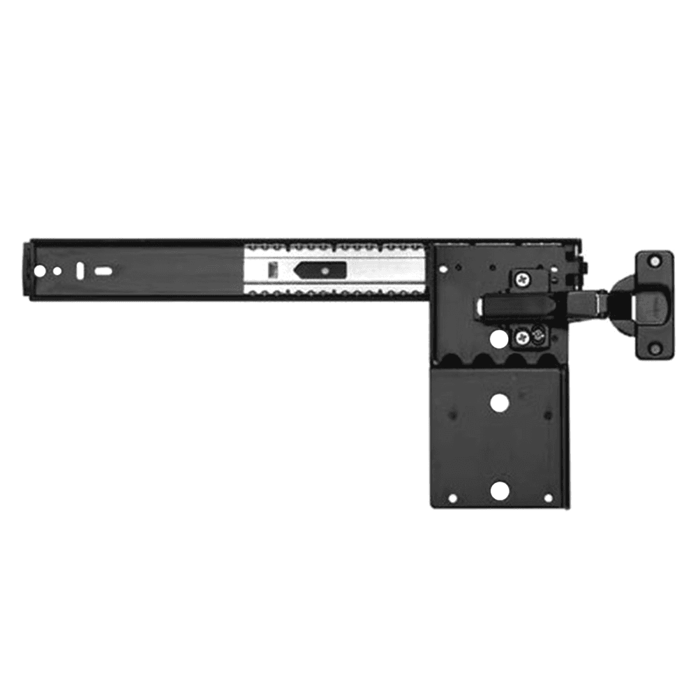 Self-closing, three-way adjustable isometric door hinge for 30lb capacity