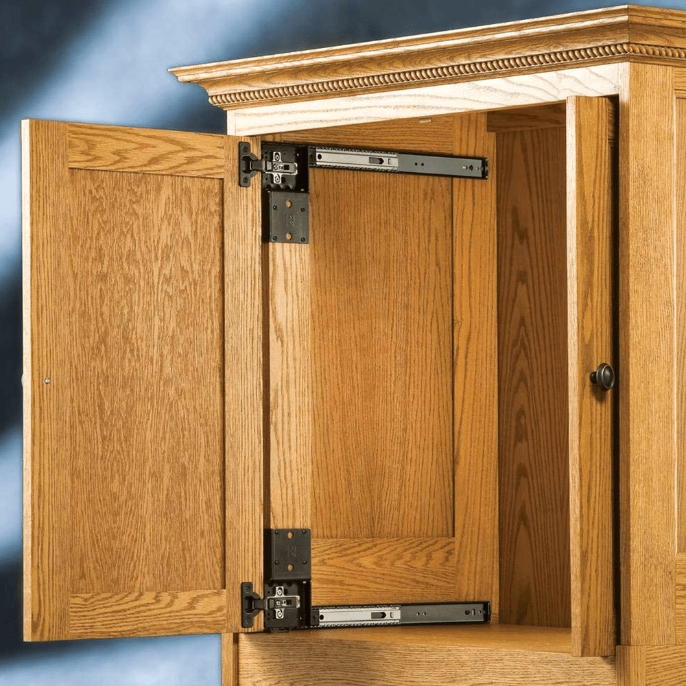 Smooth and quiet operation with precision steel ball bearings