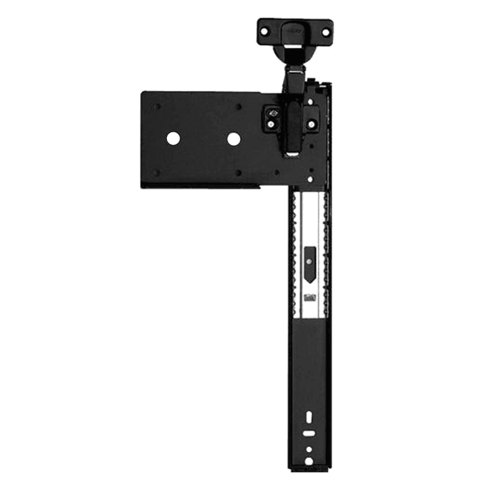 Knape and Vogt 8080 EZ Pivot Door Slide with Plate - 30lb Capacity