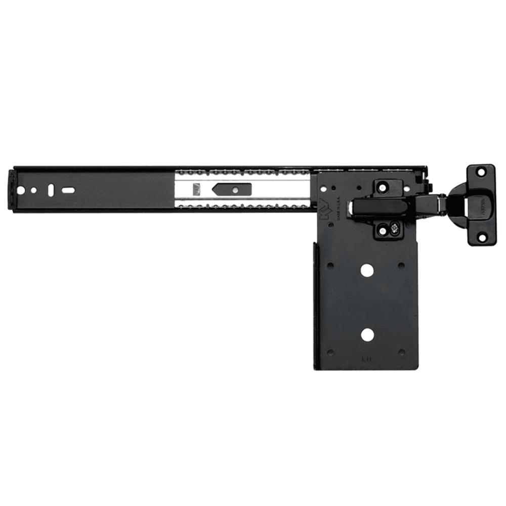 Knape and Vogt 8080 EZ Pivot Door Slide - Anochrome, 16 inches