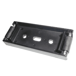 Knape And Vogt 8092 Raised Panel Cassette Roller for Pocket Door Slides, 75lb Capacity, Black - Installation View