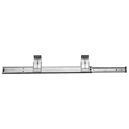 Knape And Vogt 8250 Stay-Close Pencil Drawer Slide, 3/4 Extension, Anochrome, 22" Polybag