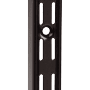 63" KV82 Heavy-Duty Twin Slot Shelf Standard in Black Finish by Knape and Vogt