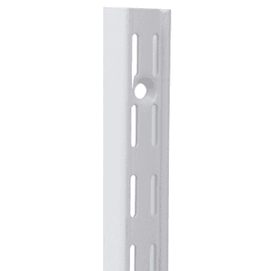48" KV82 Heavy-Duty Double Slot Shelf Standard in White Finish - Knape And Vogt