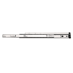 Side-Mounted 3/4 Extension Drawer Slide by Knape And Vogt with Cushioned Stops and Hold-in Feature