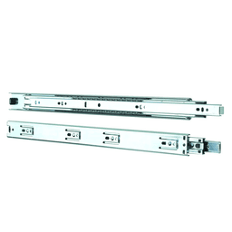 Knape And Vogt 8400 Drawer Slide with 100lb Capacity, Full Extension, Side-Mount, Anochrome, 28" Durability