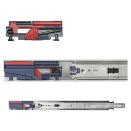 Easy Drawer Removal with Push-In Lever Disconnect from Knape And Vogt