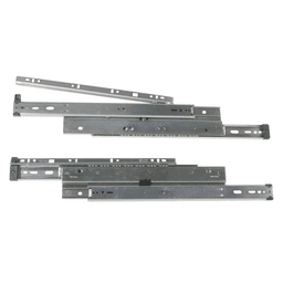 High-Quality Knape And Vogt 8520 File Drawer Slide with 175lb Capacity, Full Extension, Side-Mount, Anochrome, 18" Polybag - Image 2