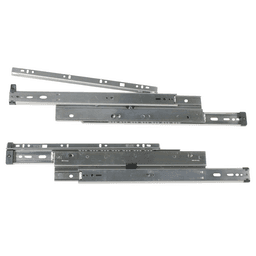 8520 File Drawer Slide with 175lb Capacity, Full Extension, Side-Mount, Anochrome, 20"