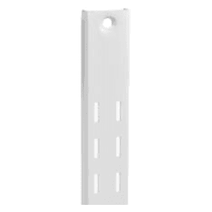 24" KV85/185 Series Double Slot Shelf Standard, White Finish Main - Image