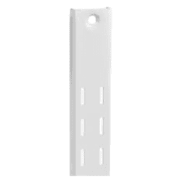 24" KV85/185 Series Double Slot Shelf Standard, White Finish Main - Image