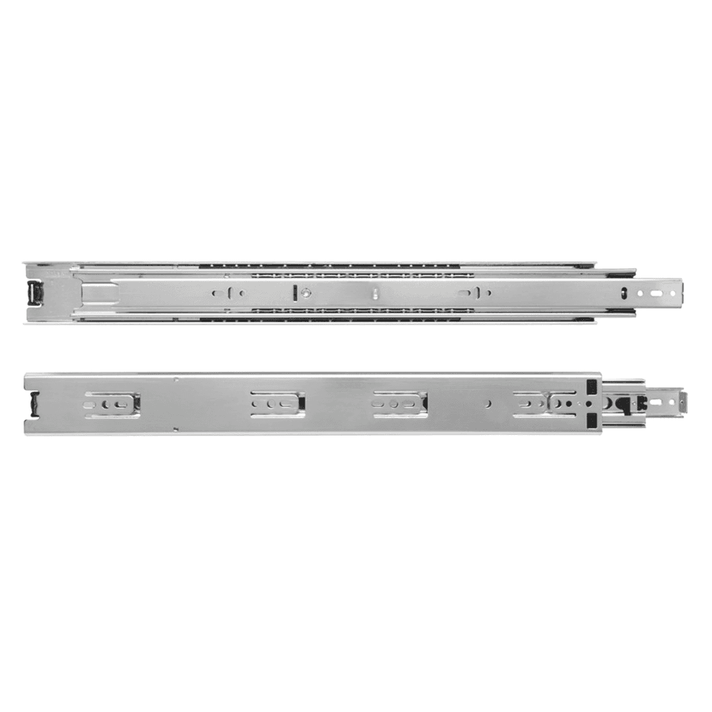 Knape And Vogt 8600 Heavy-Duty Drawer Slide with 150lb Capacity, Full Extension, Zinc, 12" - Front View