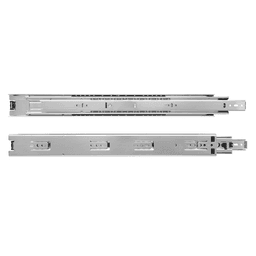 Knape And Vogt 8600 Heavy-Duty Drawer Slide with 150lb Capacity, Full Extension, Zinc, 12" - Front View
