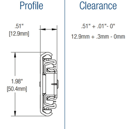 Side-Mount Drawer Slide with Soft-Closing and Overtravel Extension, 140lb Capacity