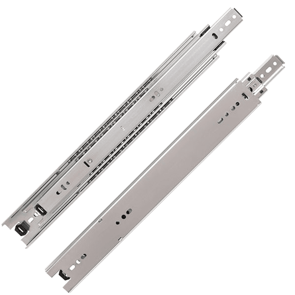 Zinc-plated side-mount drawer slide from Knape and Vogt