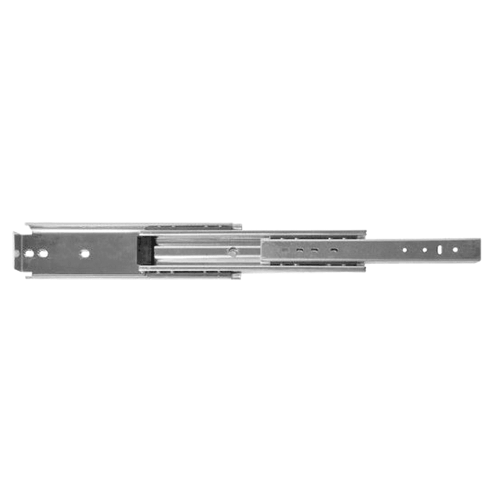 8900 Drawer Slide with 500lb Capacity, Full Extension, Side-Mount, Zinc-Plated, 48" - Knape And Vogt