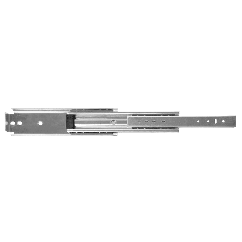Heavy-Duty Drawer Slide with 500lb Capacity, Full Extension, Side-Mount, Zinc-Plated