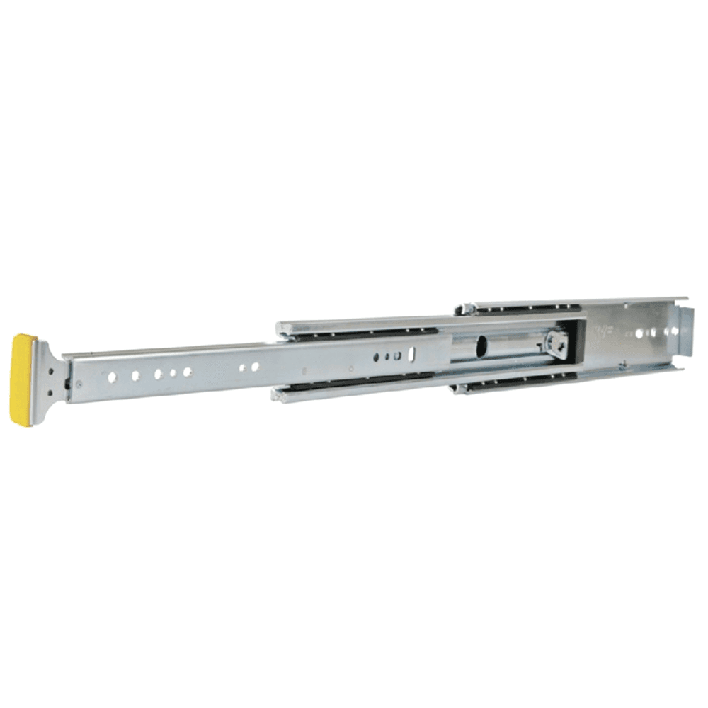 8908 Lock-In/Lock-Out Drawer Slide with 500lb Capacity, Full Extension, Zinc Finish
