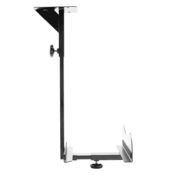 Adjustable CPU holder for safe storage under desk