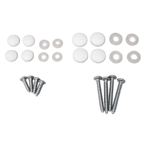 Closet-Pro HD Rod/Shelf Bracket Hardware, White Finish Main - Image