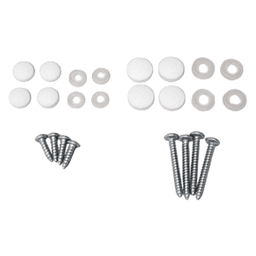 Closet-Pro HD Rod/Shelf Bracket Hardware, White Finish Main - Image