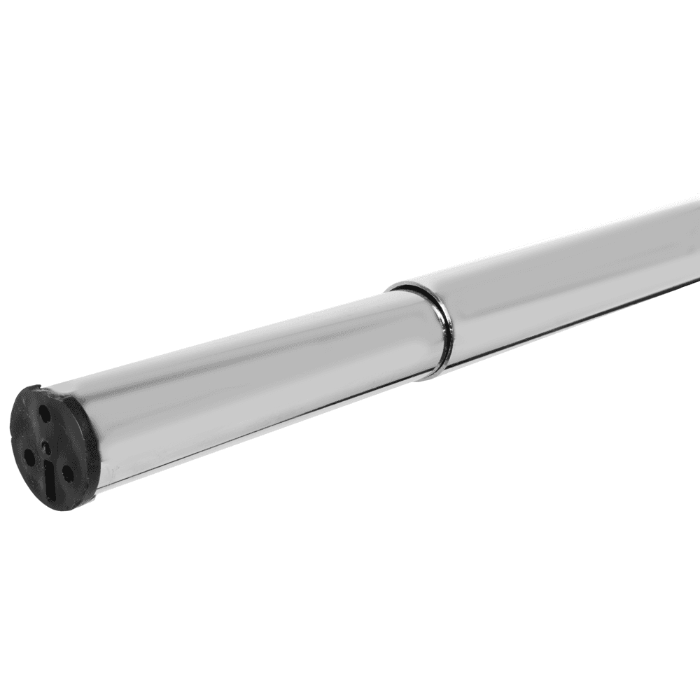 1-1/4" Diameter 72"-120" Long Adjustable Closet Rod, Chrome Main - Image