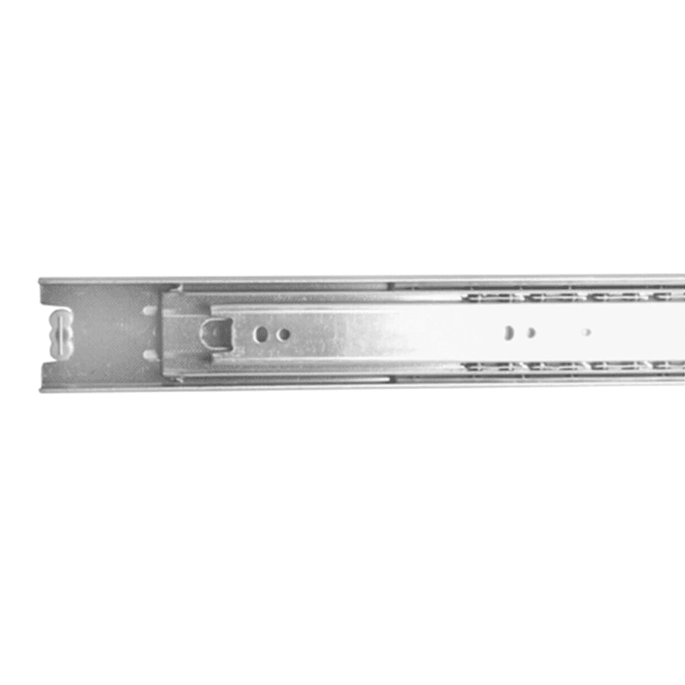 Knape And Vogt GS4200 Drawer Slide - 100lb Capacity, Full Extension, Side-Mount, Anochrome, 22"