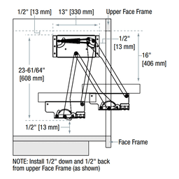 2-1/2" Hardware Mechanism, Platinum - Alt Image 3